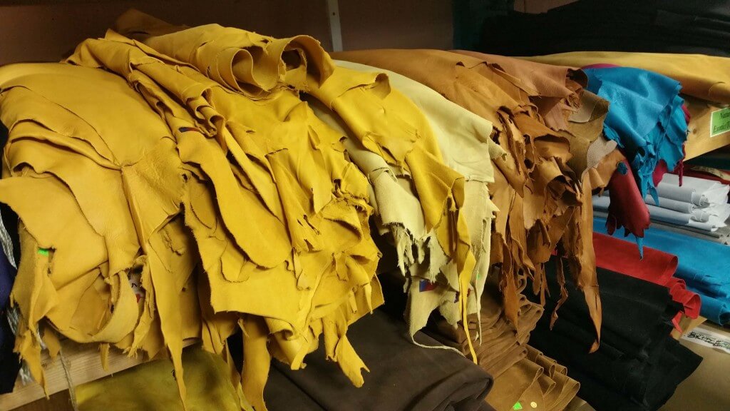 types of leather terminology glossary header