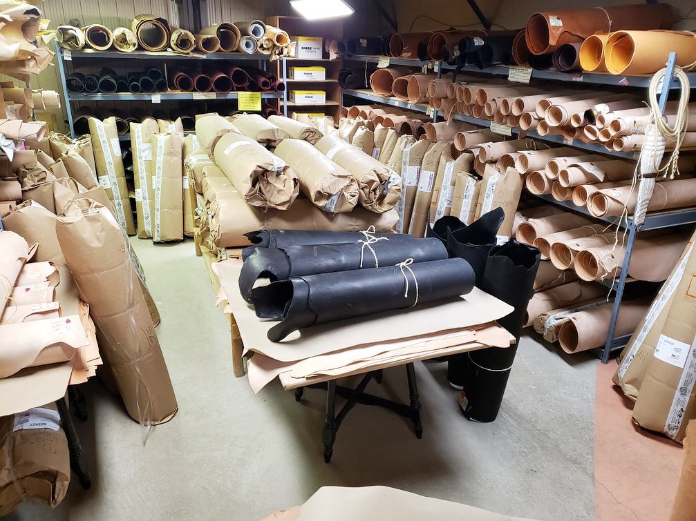 vegetable tanned leather room